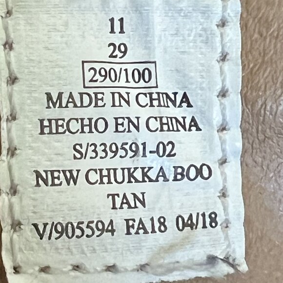 Old Navy Mens 11 Suede Chukka Boots Tan Y2K Ankle Lace Up Comfort Shoe Timeless - Picture 9 of 11